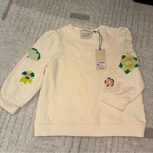 Scotch & Soda | NWT | Short Sleeve Embroidered Top